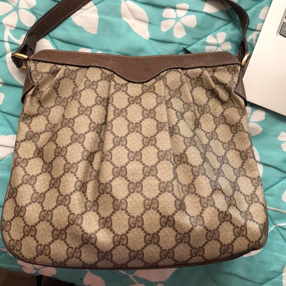 Gucci Brown Patterned Shoulder Bag - Picture 13 of 15